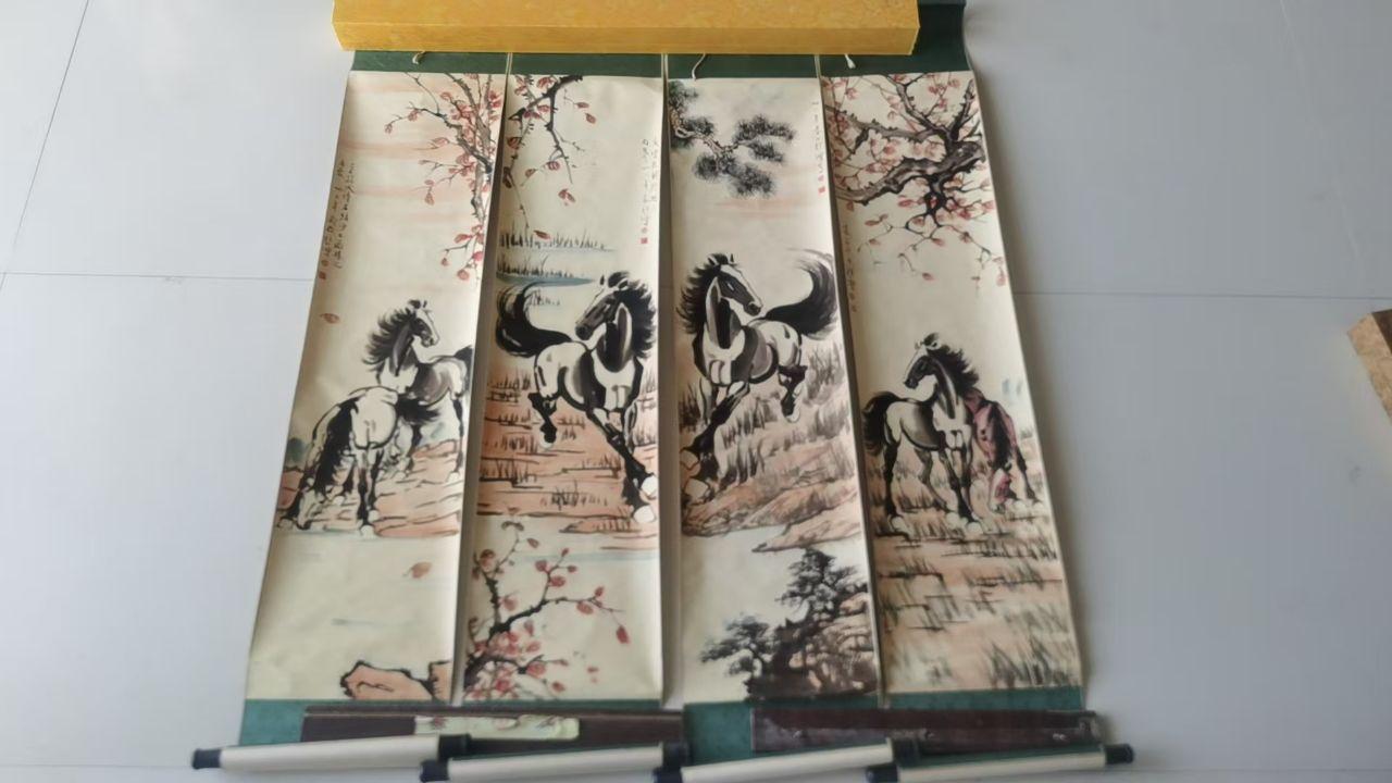 徐悲鸿神骏怡福