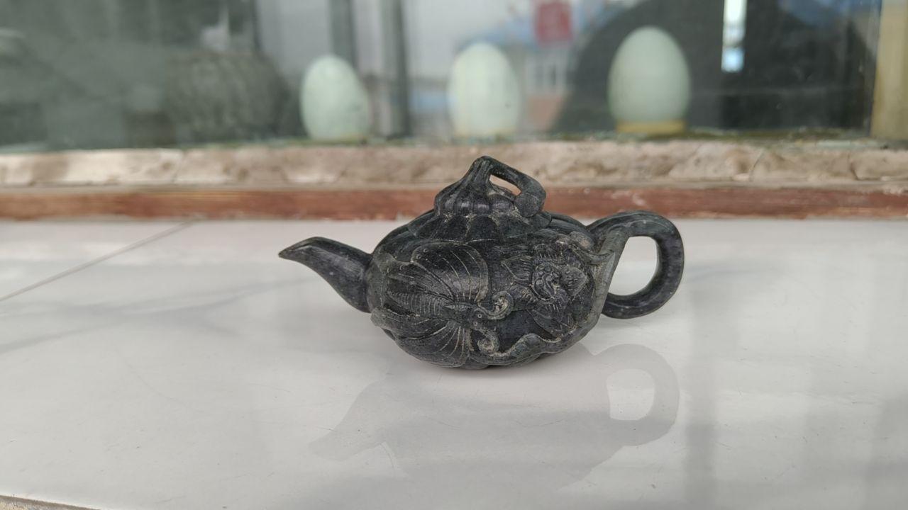 石雕茶壶